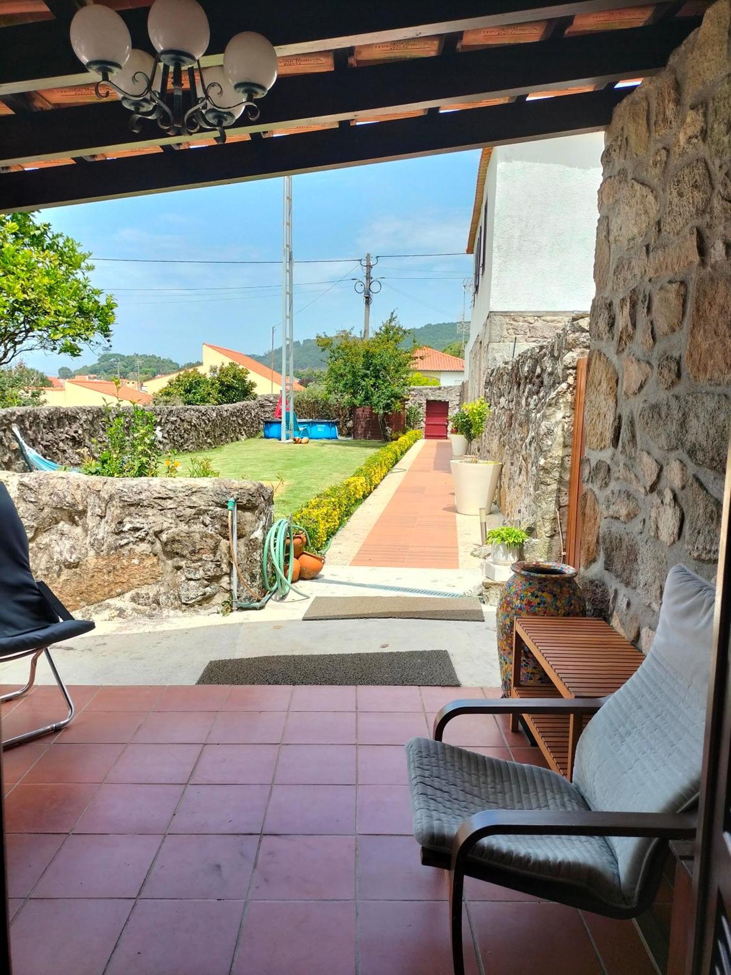 Casa De Madeira E Pedra Villa Afife Buitenkant foto